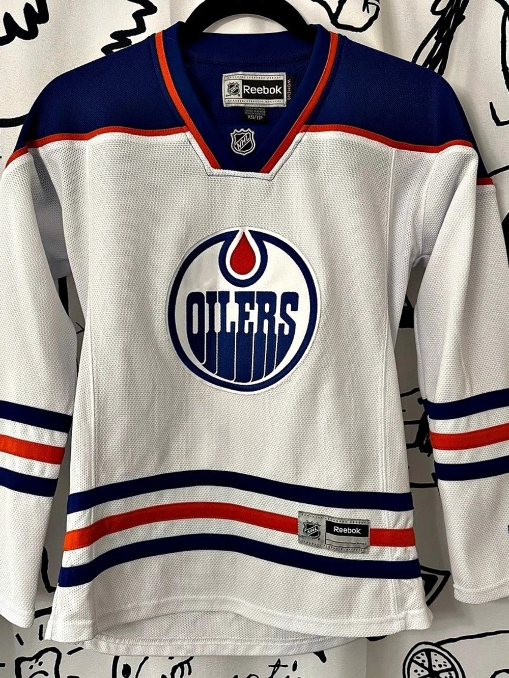 Reebok Edmonton Oilers NHL Reebok Premier Women's Away Jersey Premier Women's